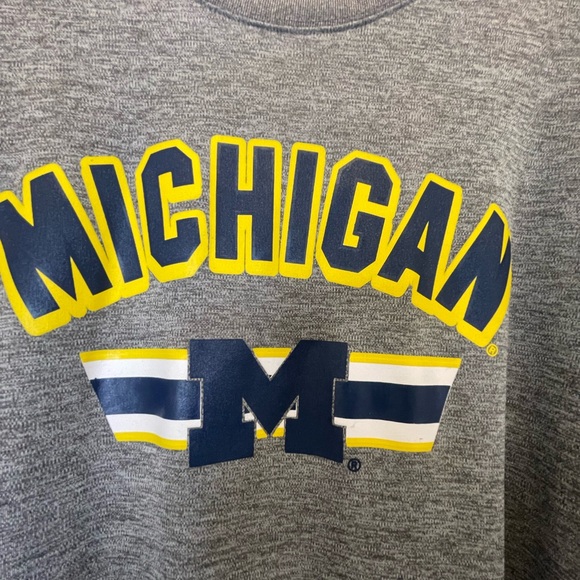 Profile Varsity Men's Michigan Wolverines Black Big and Tall Shirt 4XLT - Picture 7 of 7